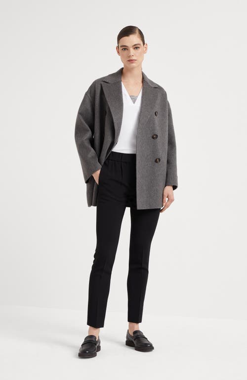 Brunello Cucinelli Tailored Jogger Trousers In Black
