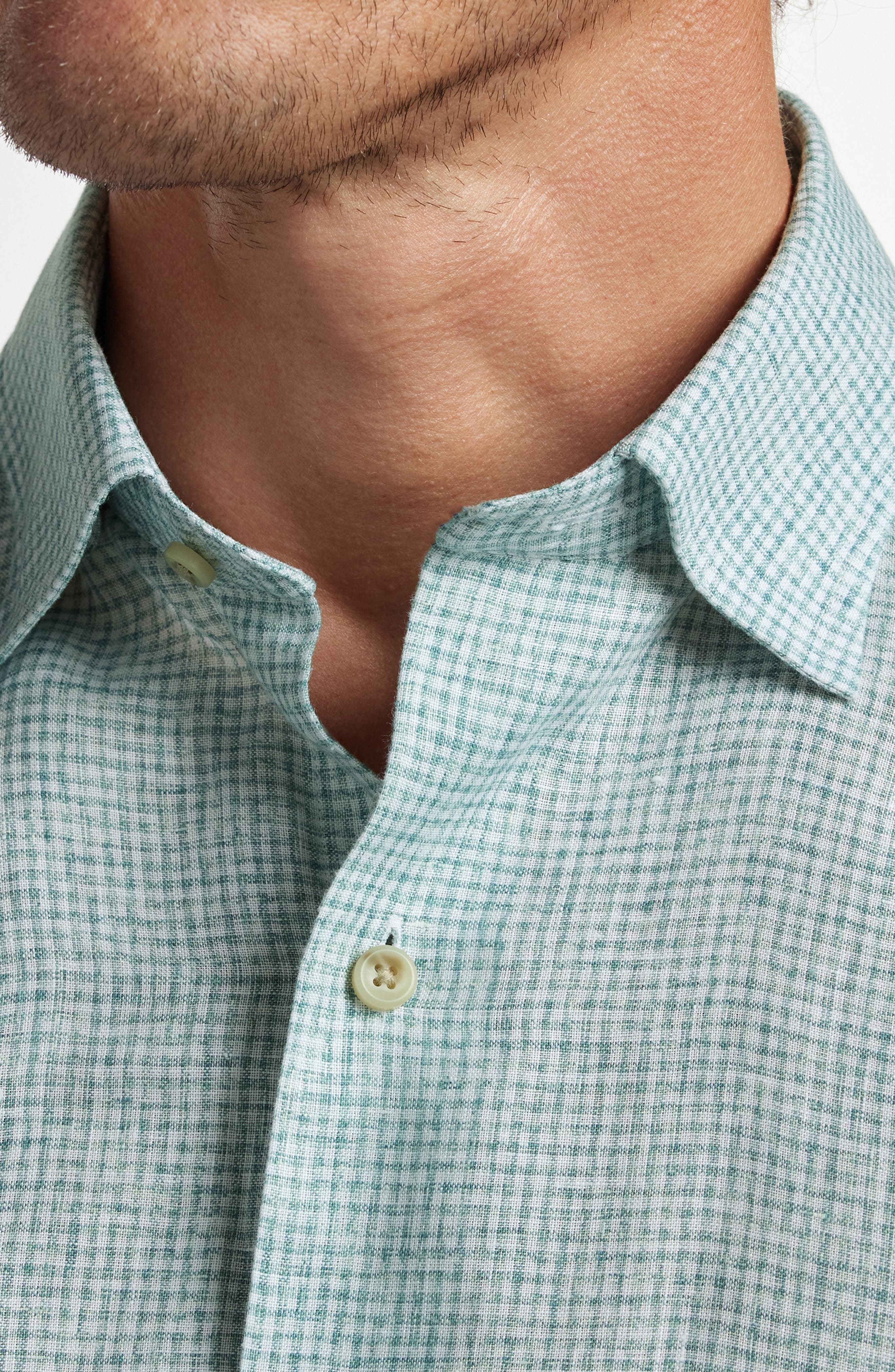 Linen Check Sport Shirt - image 4