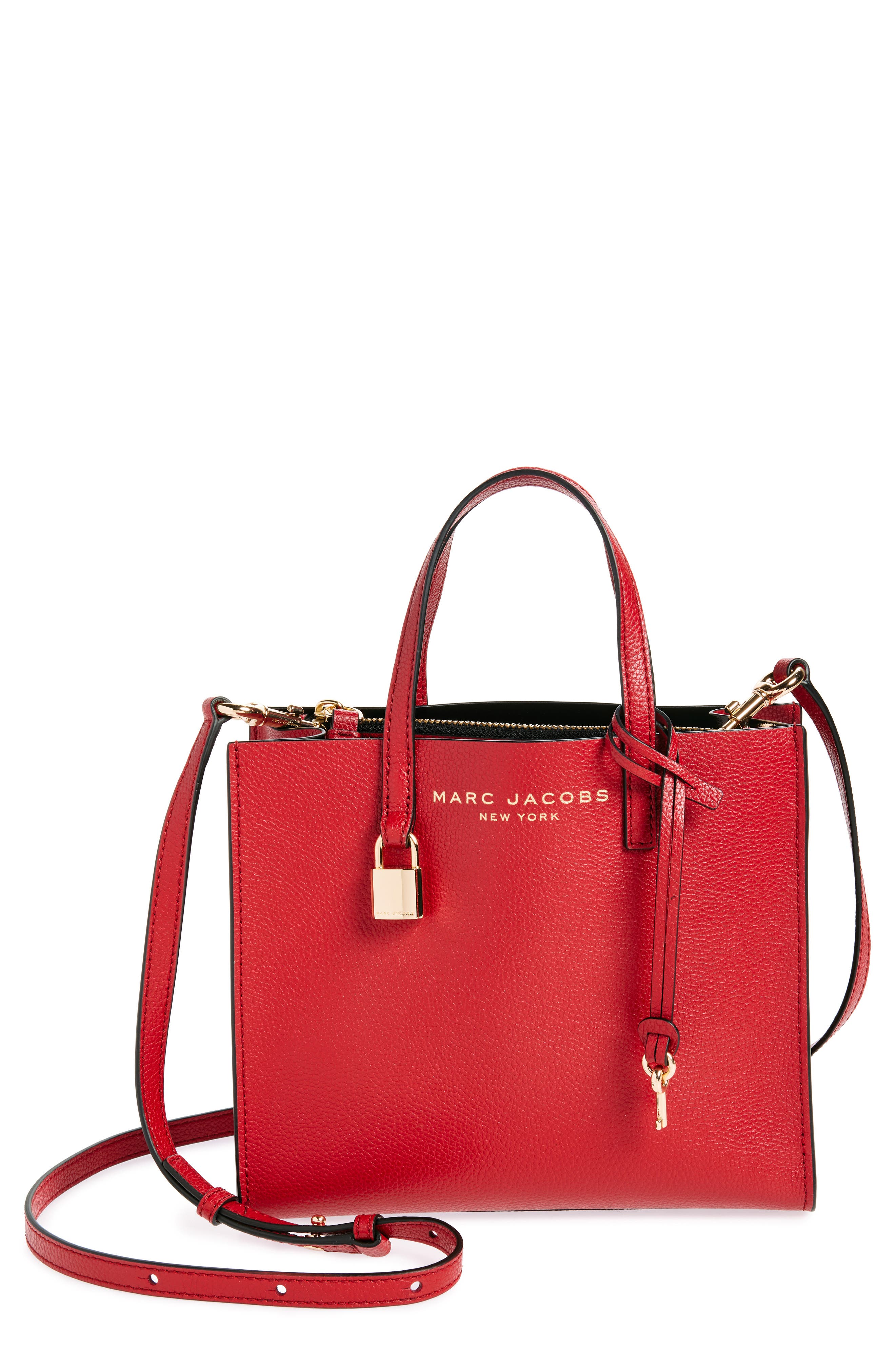 Marc Jacobs Mini Grind Coated Leather Tote
