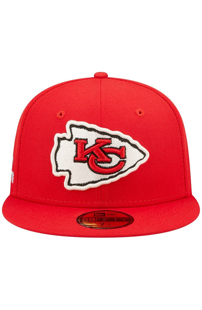 New Era Men's New Era Red Kansas City Chiefs Super Bowl IV Pop Sweat 59FIFTY Fitted Hat, Alternate, color, Red