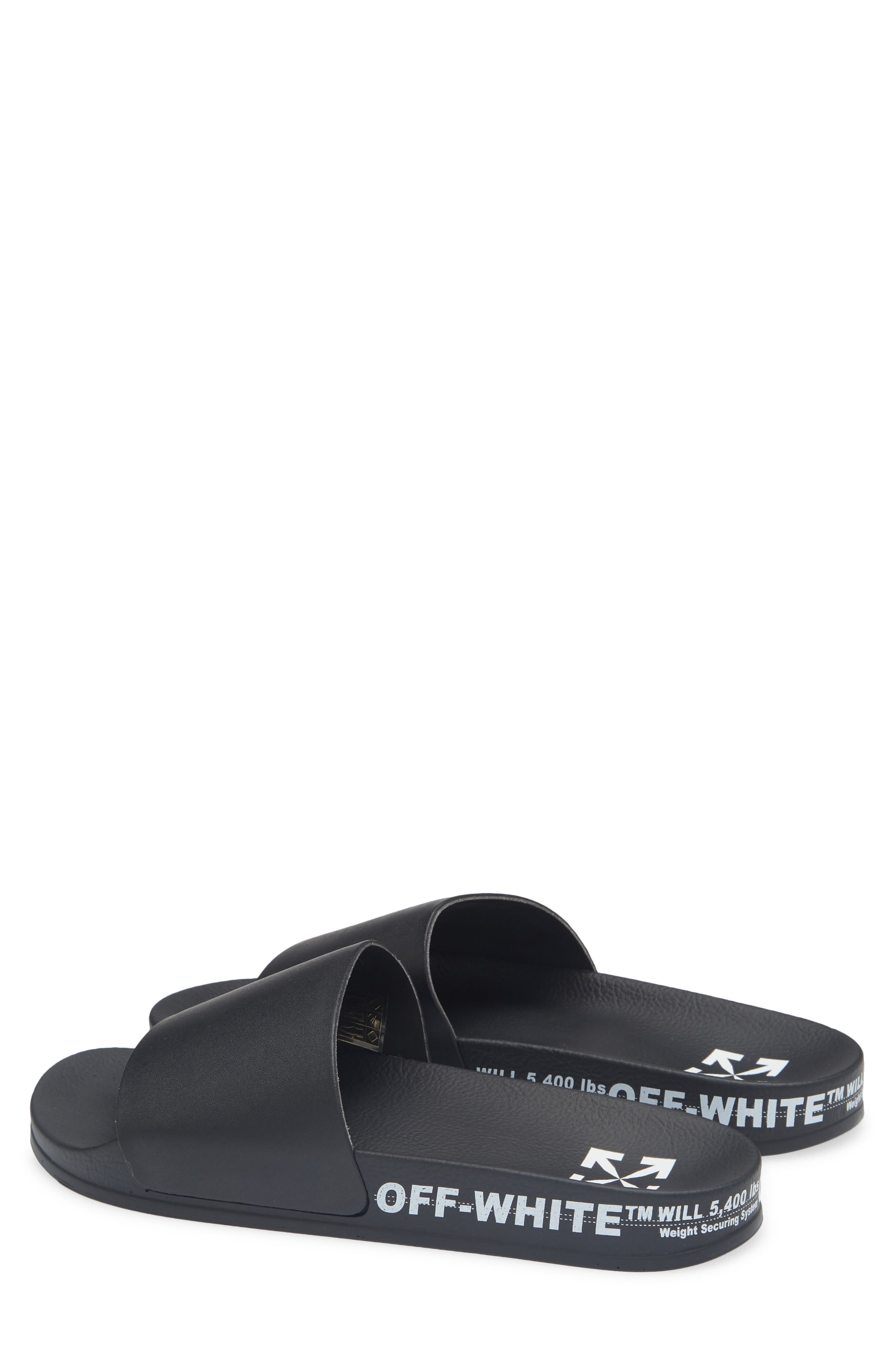 Off-White Industrial Belt Slide Sandal, Alternate, color, 