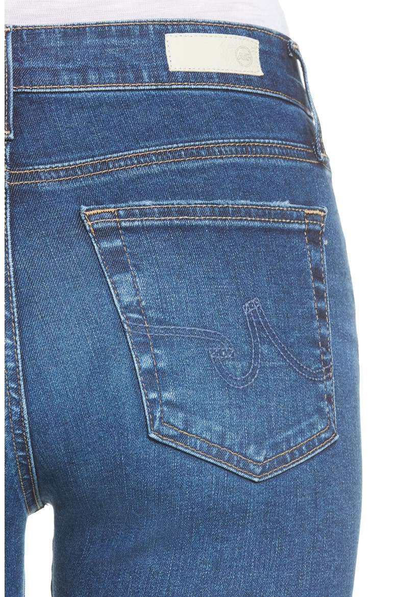 The Farrah High Waist Ankle Skinny Jeans, Alternate, color, 13 YEARS DAY BREAK DESTROYED