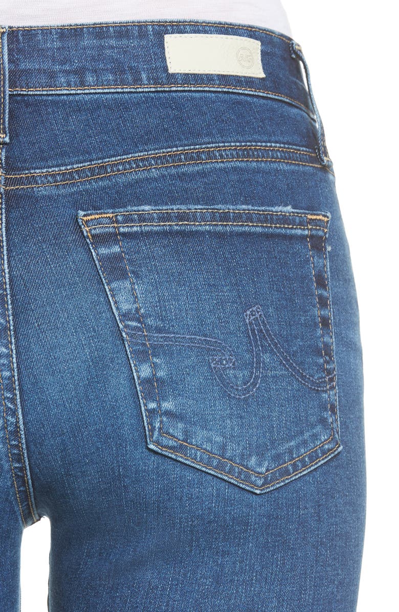 AG The Farrah High Waist Ankle Skinny Jeans, Alternate, color,