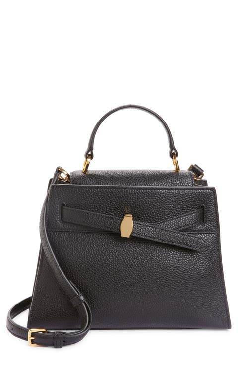 Dash Leather Top Handle Bag