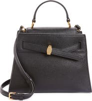 Veronica Beard Dash Leather Top Handle Bag