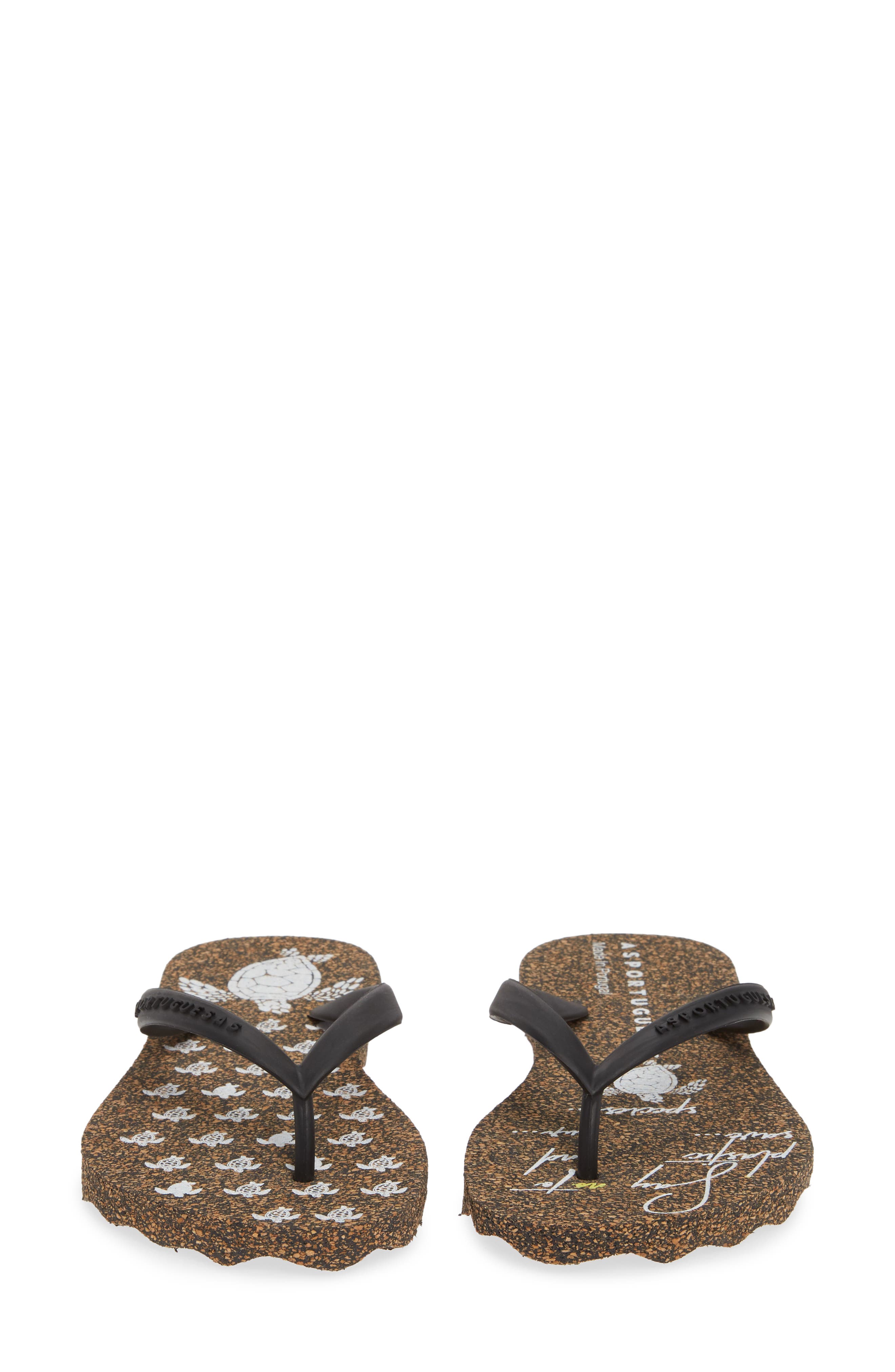 Asportuguesas by Fly London Turtle Flip Flop, Alternate, color, 