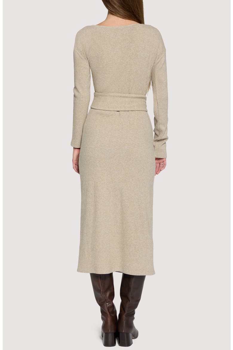 Sloane Long Sleeve Sweater Dress, Alternate, color, GREY