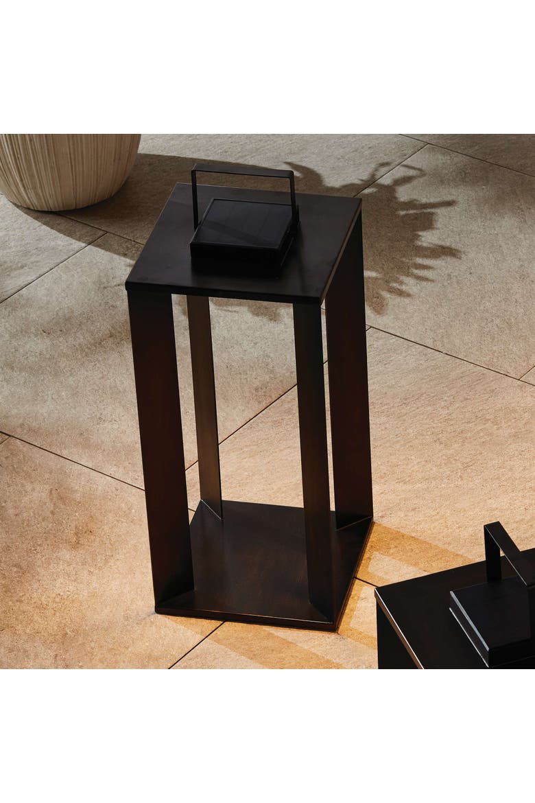 Hanley Solar Led Lantern 24", Alternate, color, Brown