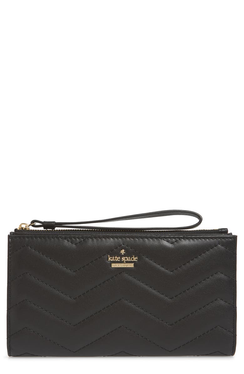 Kate Spade New York reese park - eliza quilted leather wallet, Main, color, 