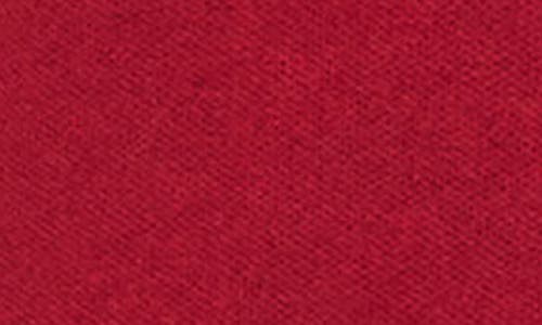 Cece Fringe Trim Cardigan In Red