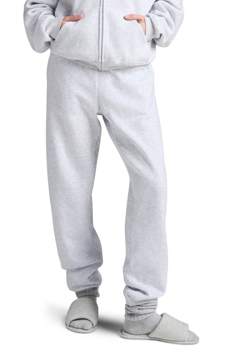 Cotton Fleece Blend Classic Joggers, Main, color, LIGHT HEATHER GREY