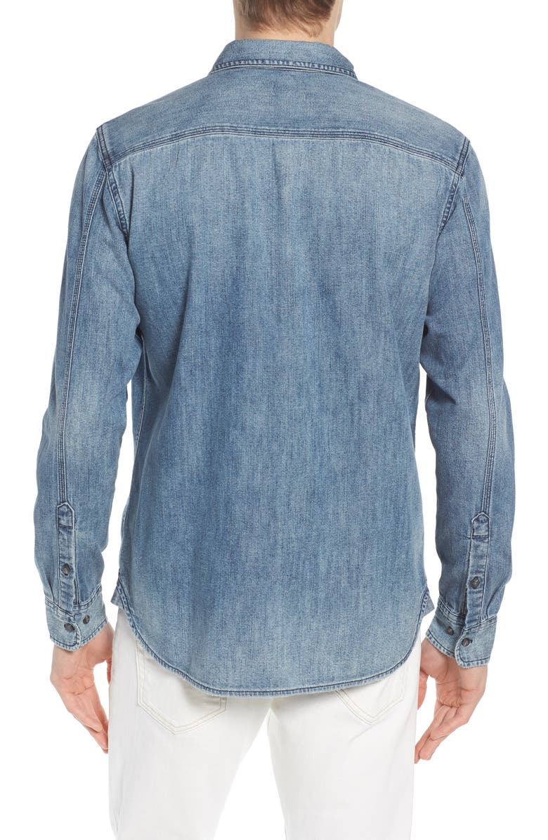 AG Nelson Slim Fit Sport Shirt, Alternate, color, 11 Years Castor