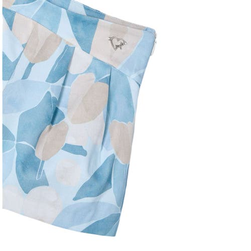 Mayoral Floral Skort In Blue