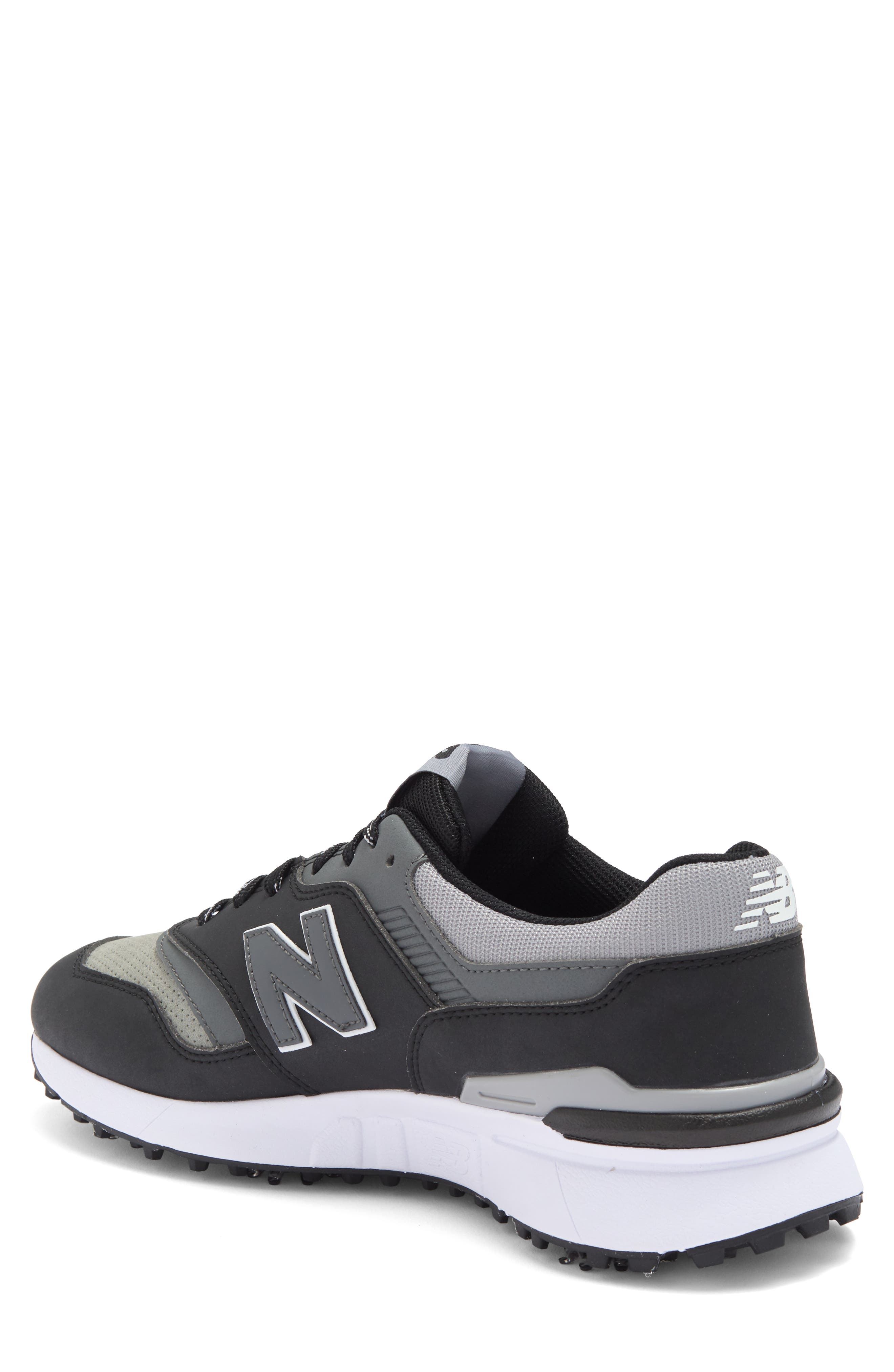 NEW BALANCE GOLF 997 Waterproof Golf Shoe, Alternate, color, Black