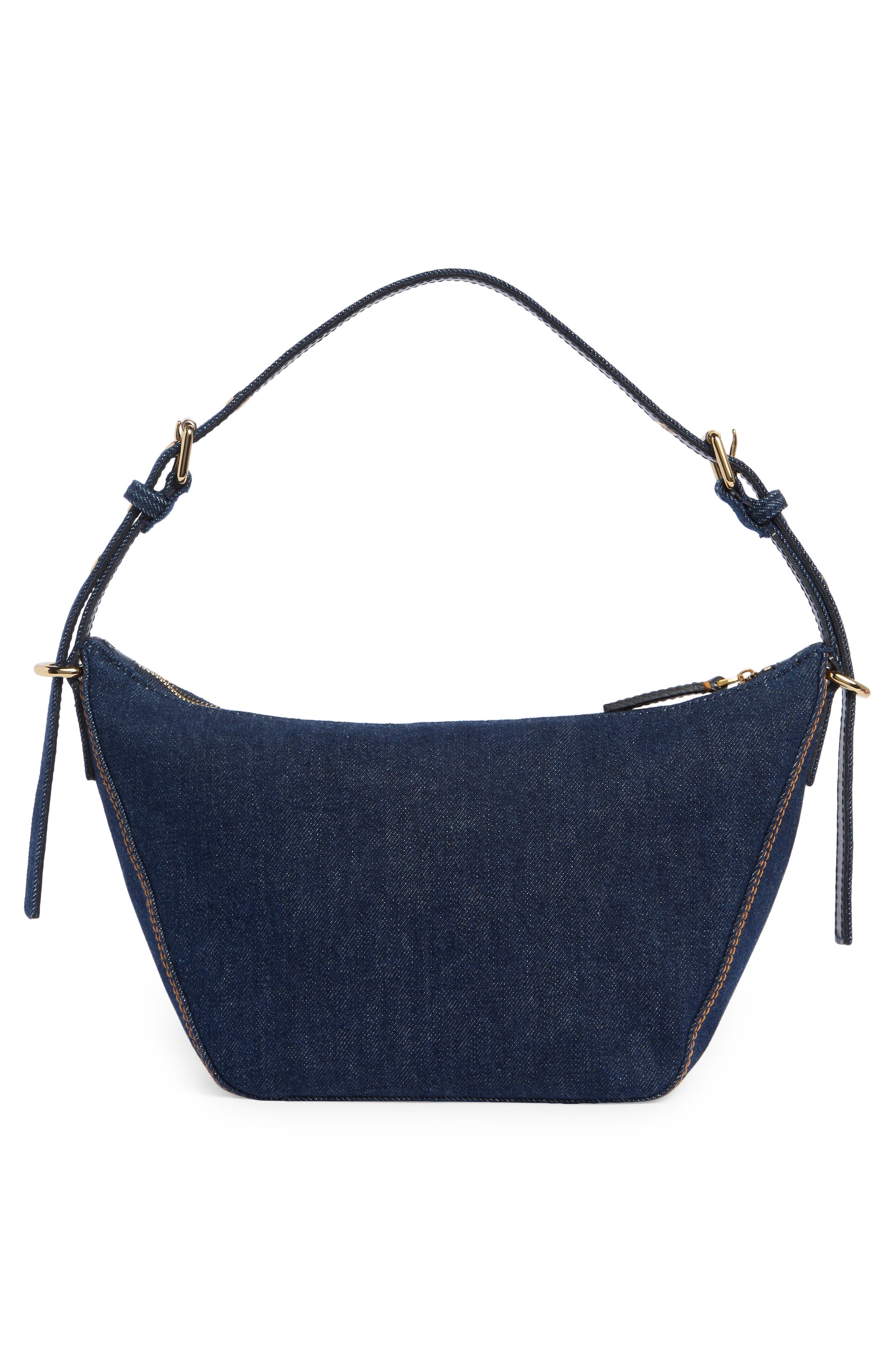 Madewell The Keeper Shoulder Bag, Alternate, color, Dark Denim Multi