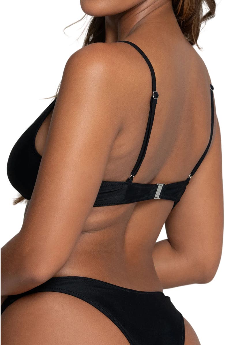 Bright Swimwear Sofie Top, Alternate, color, Black