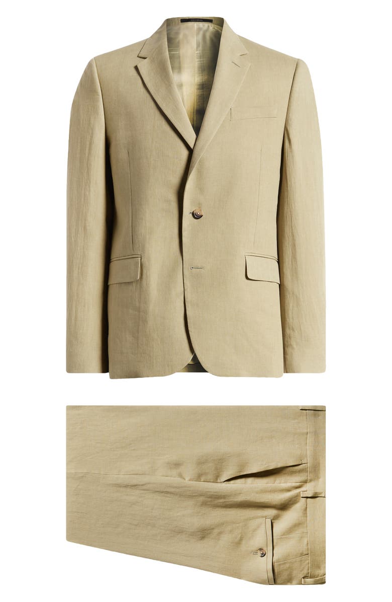 Paul Smith Tailored Fit Solid Linen Suit, Main, color,