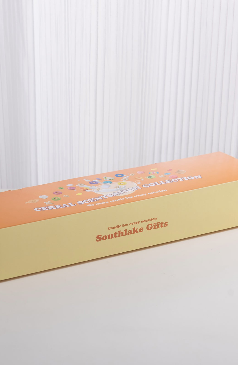 Southlake gifts Mini Mix Cereal Bowl Scented Soy Aromatherapy Candles, Alternate, color, Multicolored Pastel