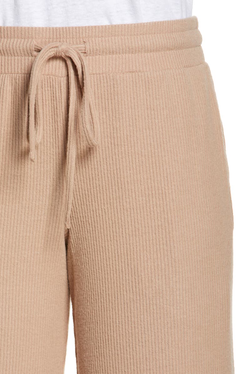 Nordstrom Rib Wide Leg Lounge Pants, Alternate, color, 