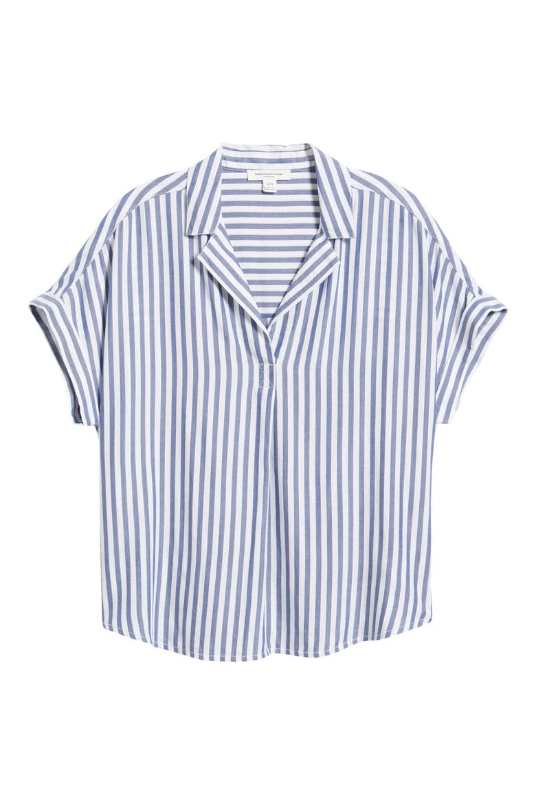 Denise Stripe Shirt, Alternate, color, STARRY NIGHT