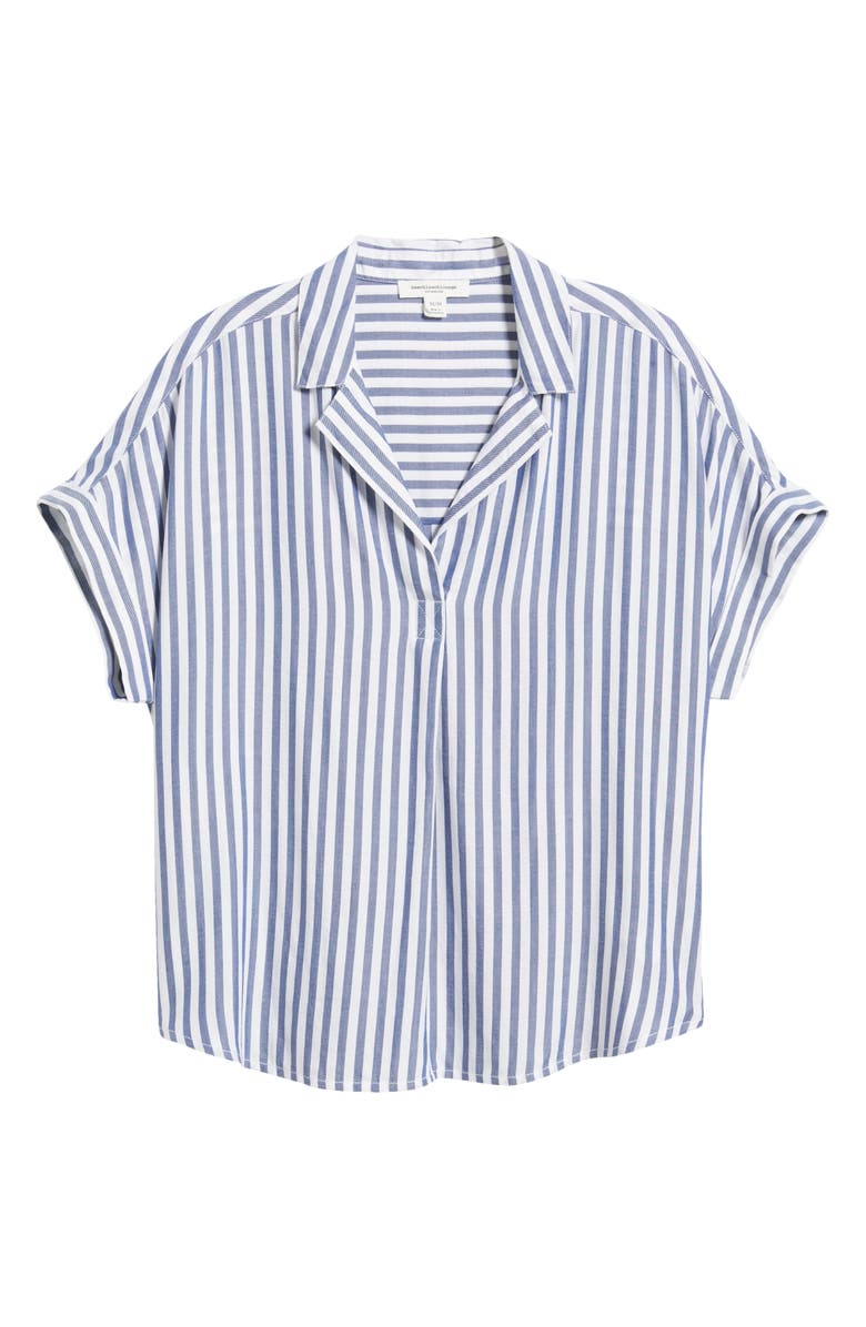 beachlunchlounge Denise Stripe Shirt, Alternate, color, Starry Night
