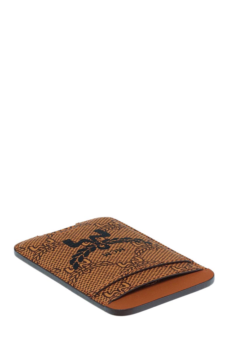 Himmel N/S Card Case in Lauretos, Alternate, color, COGNAC