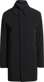 Reiss Logan Water Resistant Overcoat with Removable Funnel Neck Insert