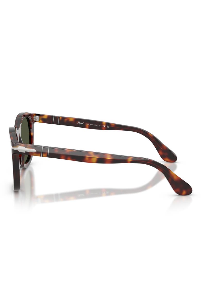 Persol 52mm Phantos Sunglasses, Alternate, color, Havana / Green
