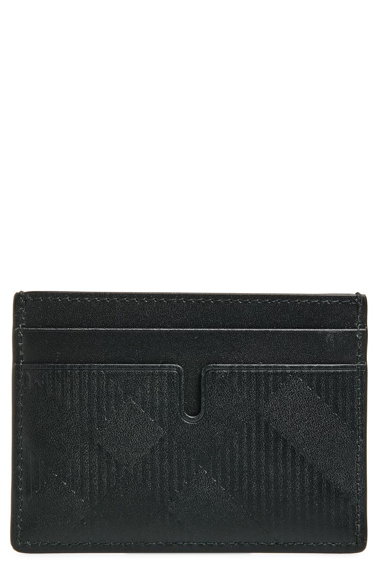 Burberry Sandon Card Holder, Main, color, Black