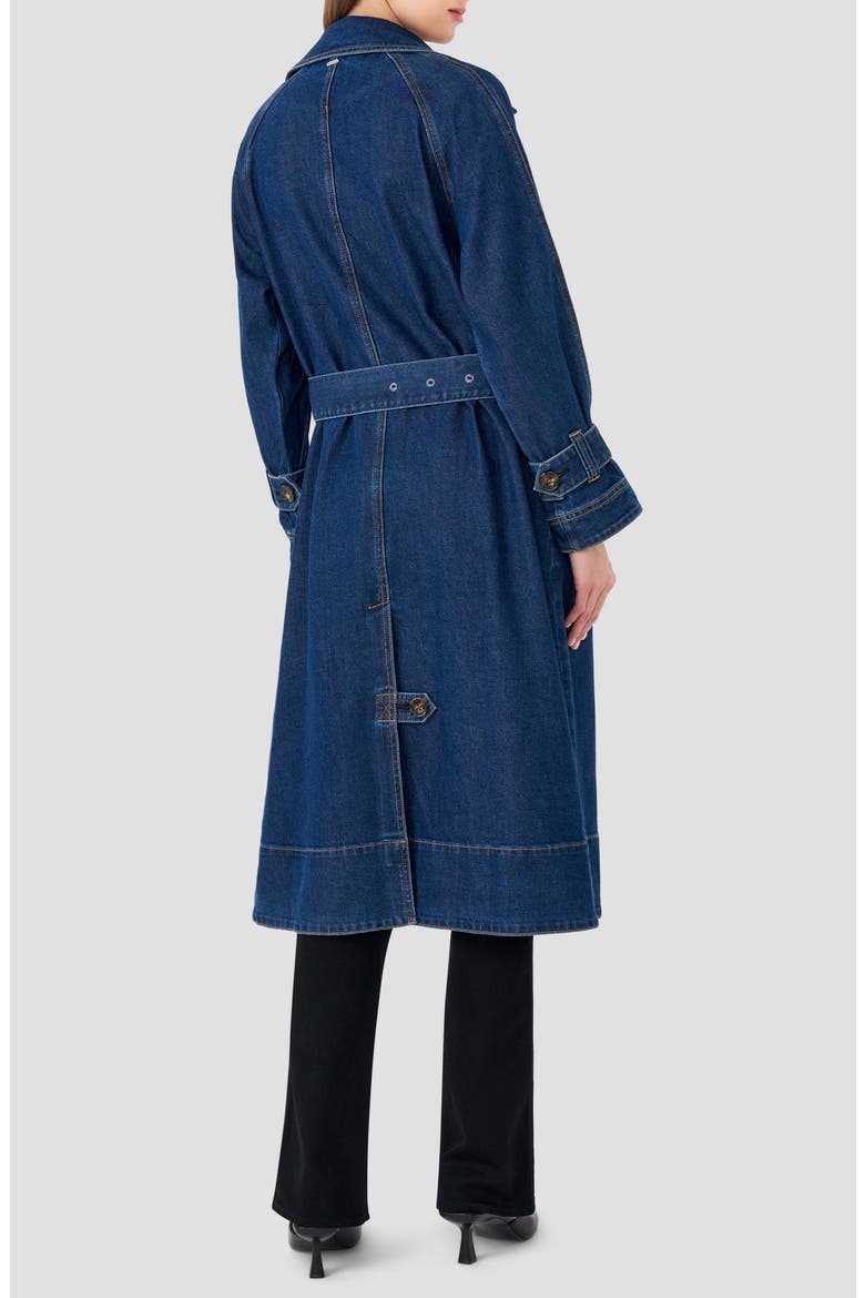 Belted Denim Trench Coat (Women) | Nordstromrack