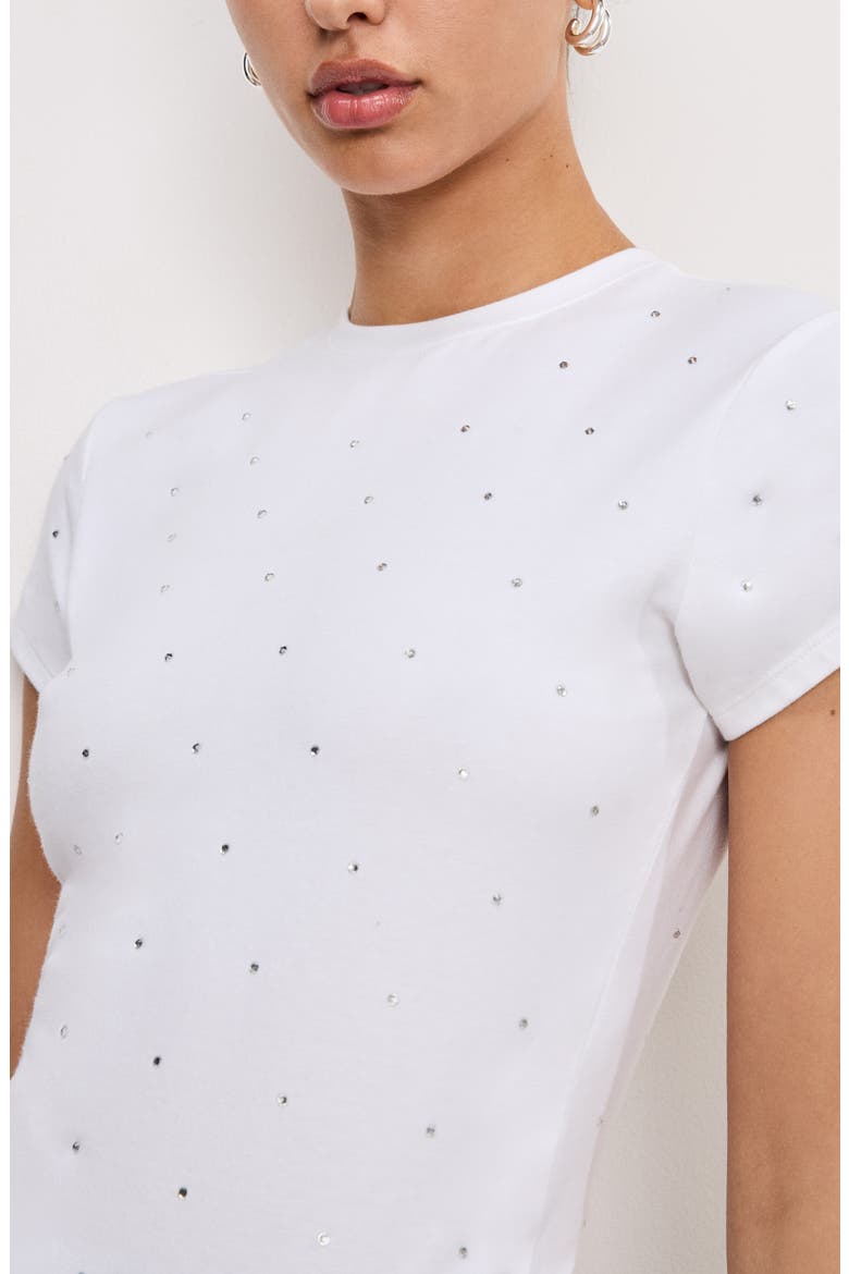 Crystal Baby Tee, Alternate, color, WHITE001