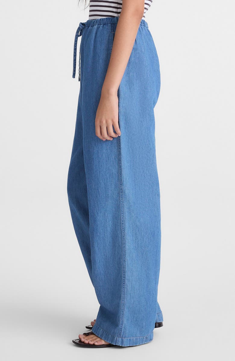 Madewell Denim Pull-On Pants, Alternate, color, Irving Wash
