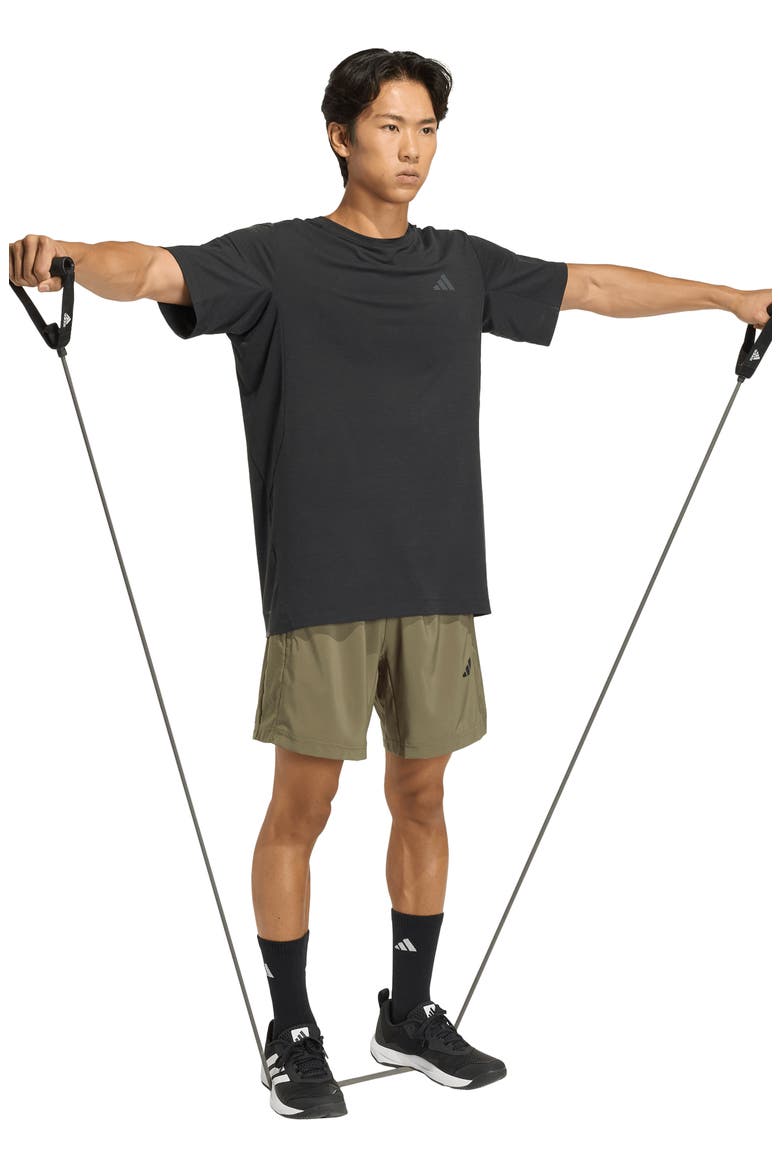 Essentials Training Shorts, Alternate, color, OLIVE STRATA