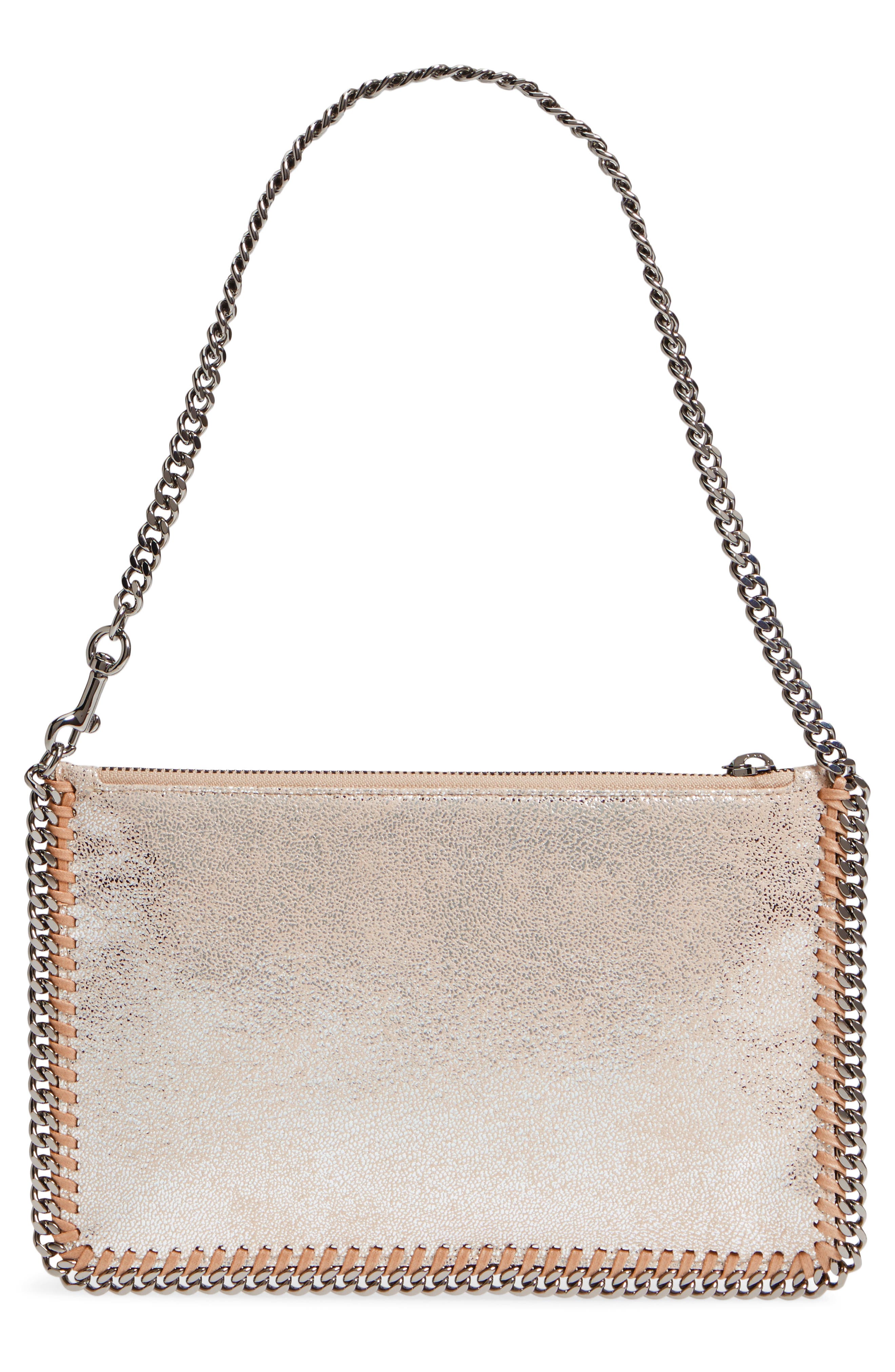 Stella McCartney 'Falabella' Pouch with Convertible Strap, Alternate, color, 