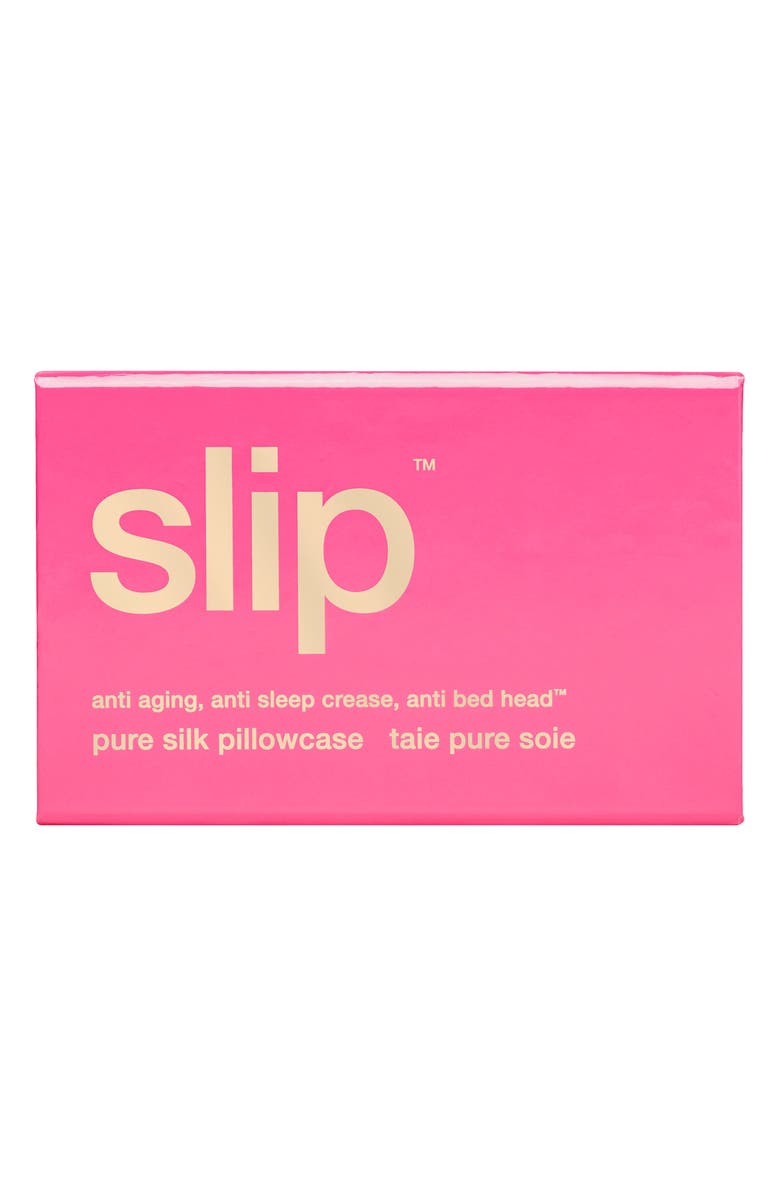 slip Pure Silk Pillowcase, Alternate, color, Peony