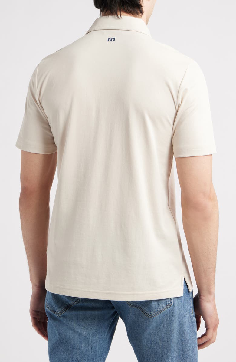 TravisMathew Cathedral Cotton Blend Polo, Alternate, color, Moonbeam