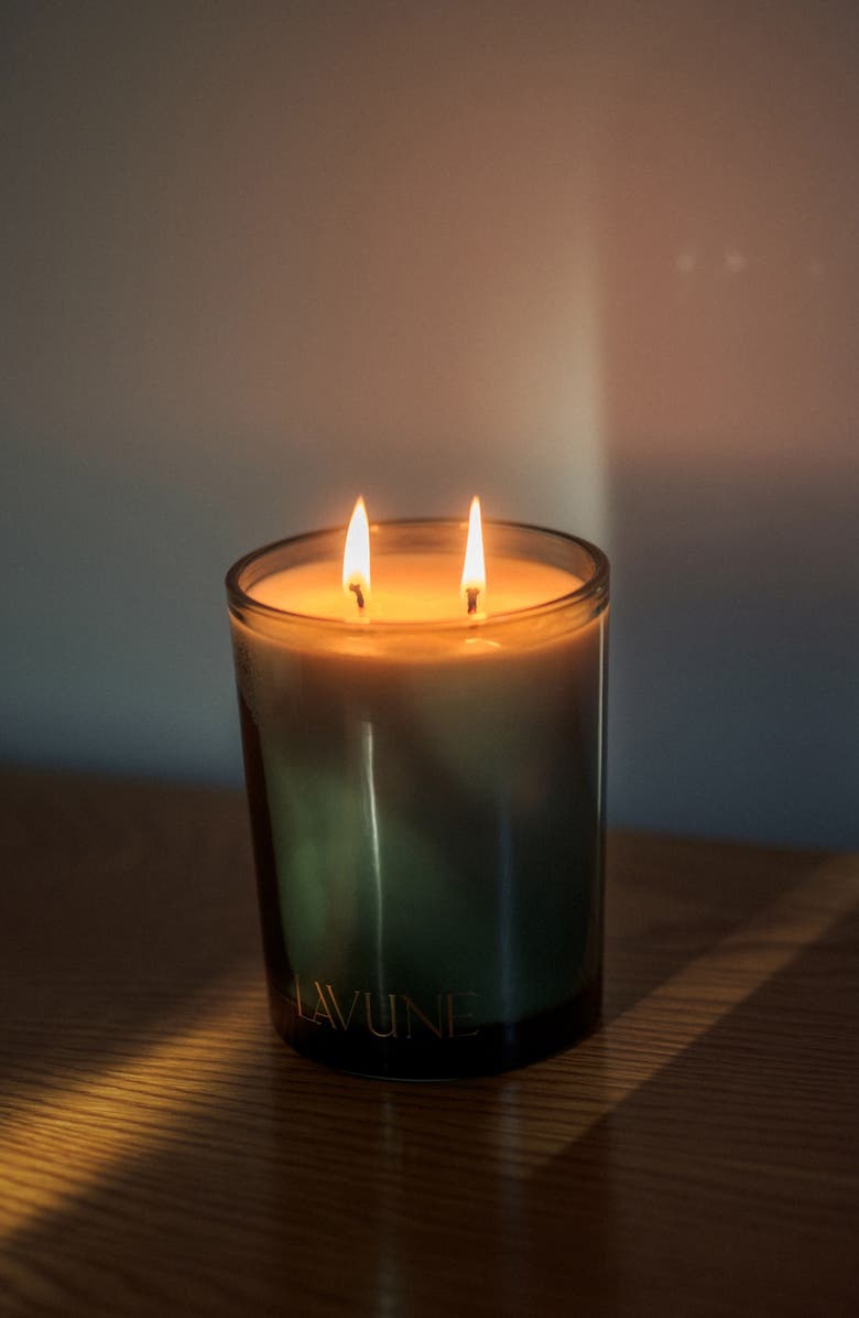 LAVUNE No. 5 Evergreen Candle, Alternate, color, Dark Green