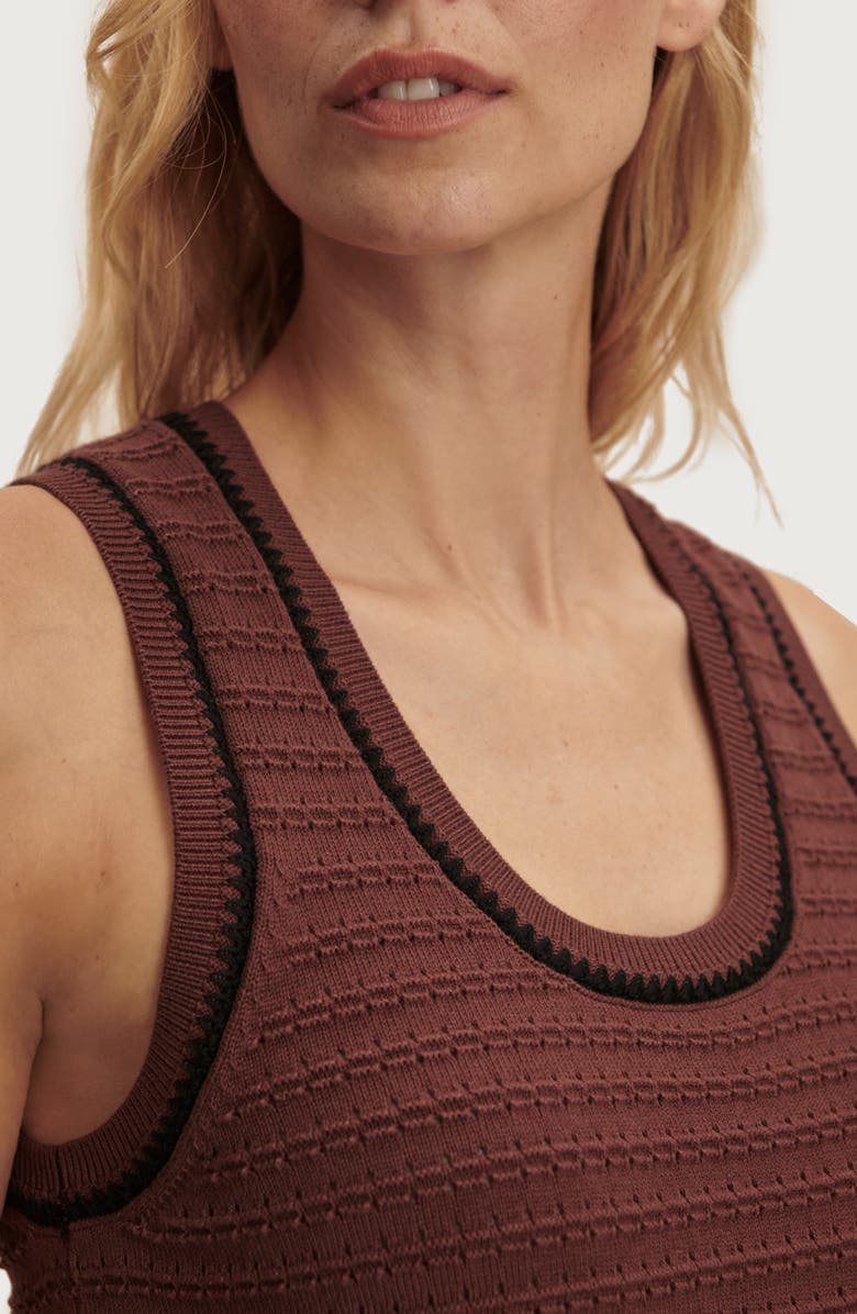Varley Gideon Knit Tank, Alternate, color, Ironwood