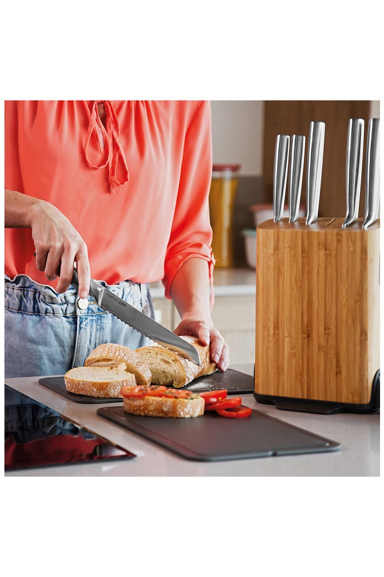 Leo Legacy 8-Inch Bread Knife, Alternate, color, SILVER