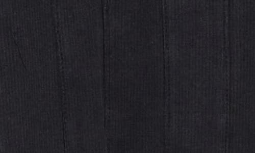 Cyrus Short Sleeve Seamed Top In Black