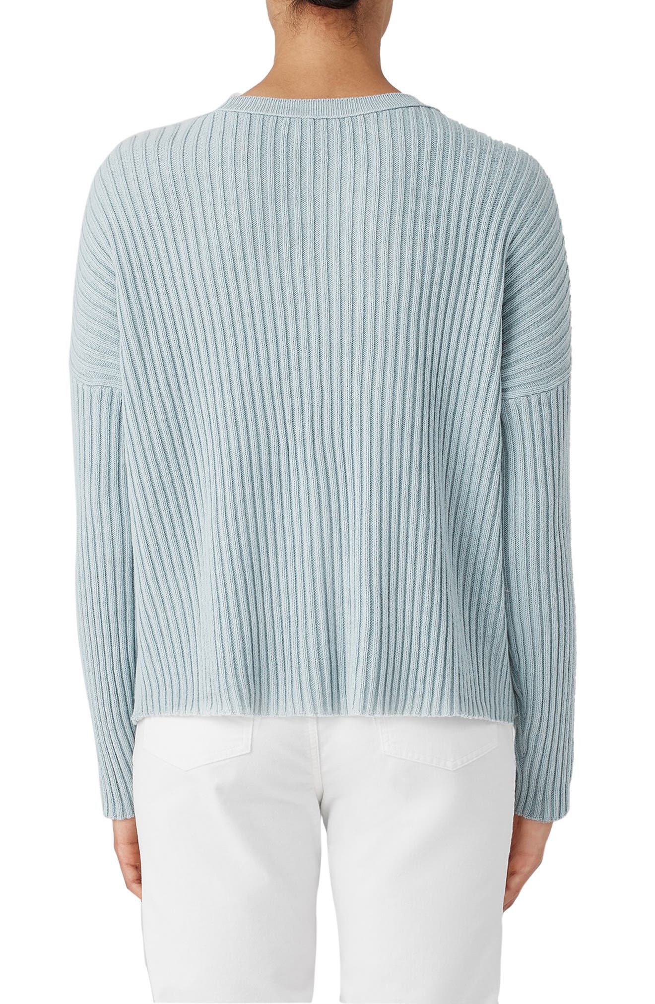 Organic Cotton Blend Rib Sweater - image 2