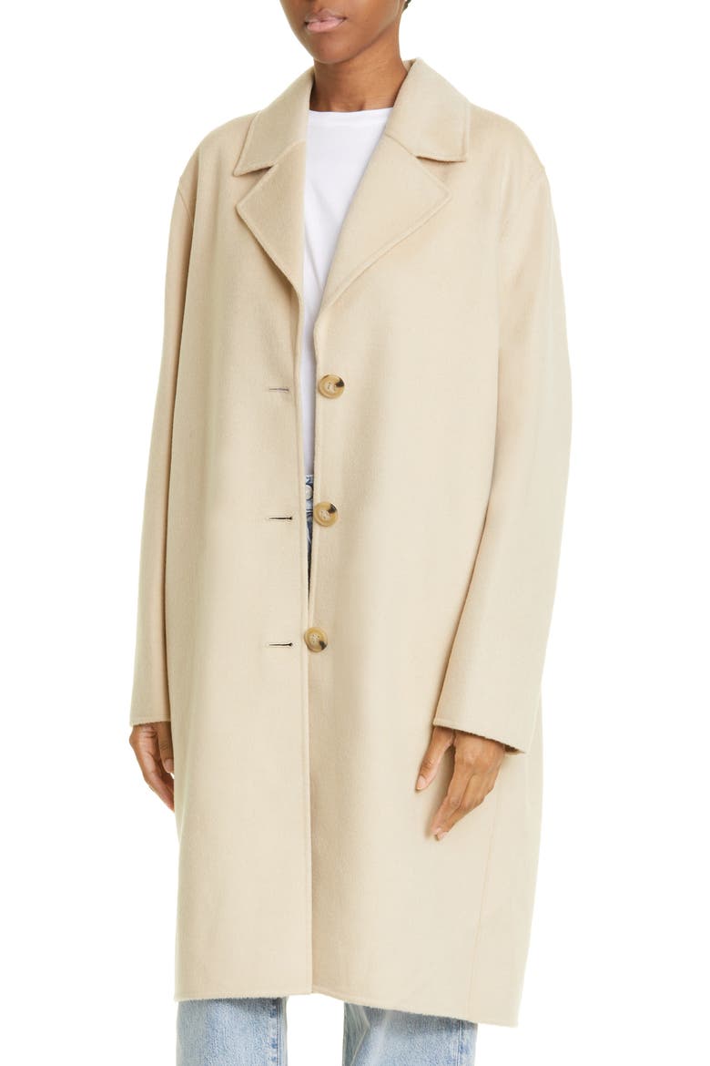 Double Wool Coat, Alternate, color, COLD BEIGE