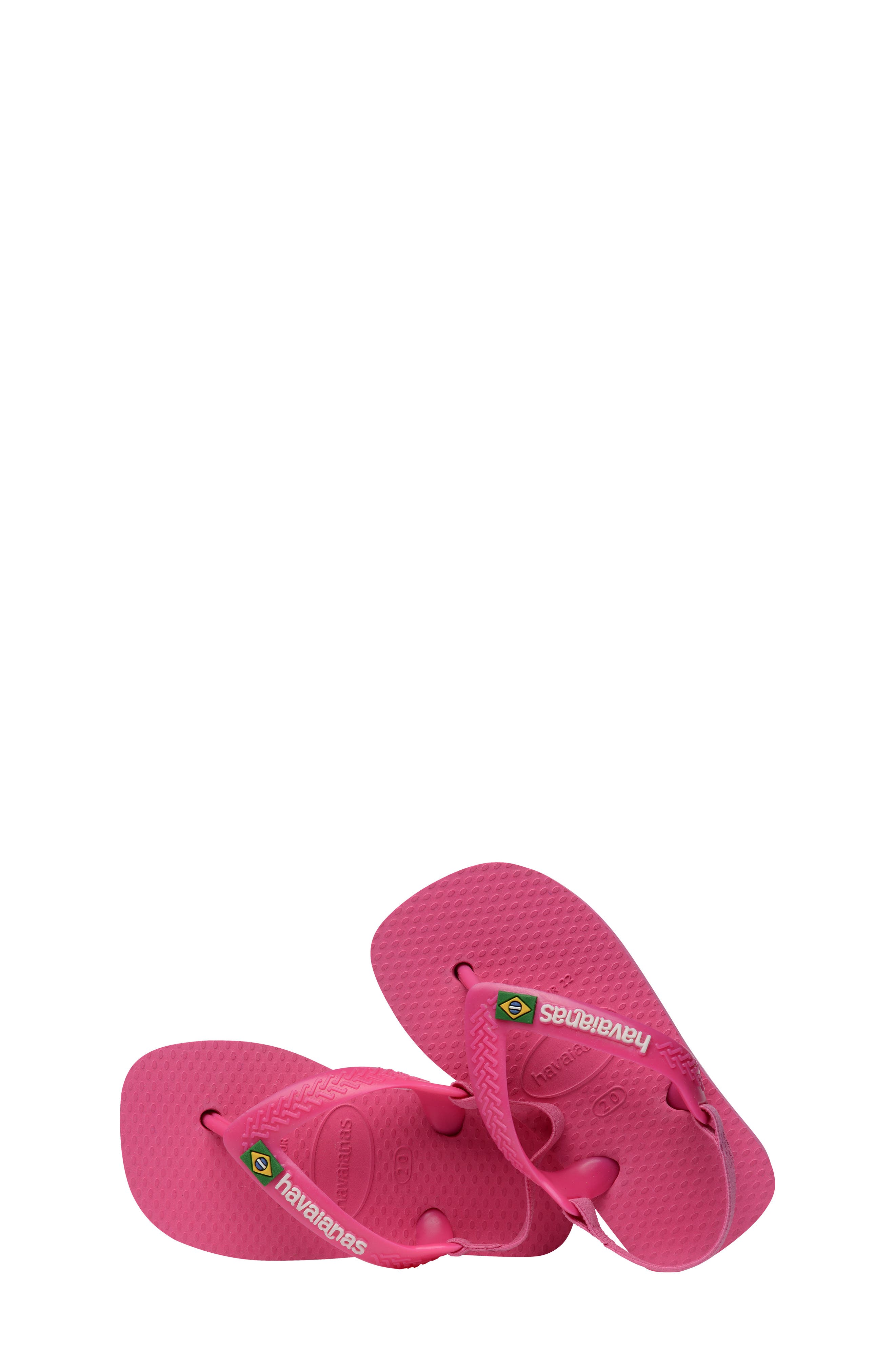 Baby Brazil Flip Flop, Alternate, color, ROSE GUM/ ROSE GUM