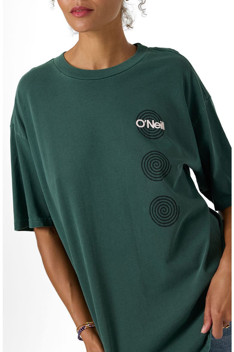 OG Fish Eye Oversize Cotton Graphic T-Shirt, Alternate, color, DARK FOREST
