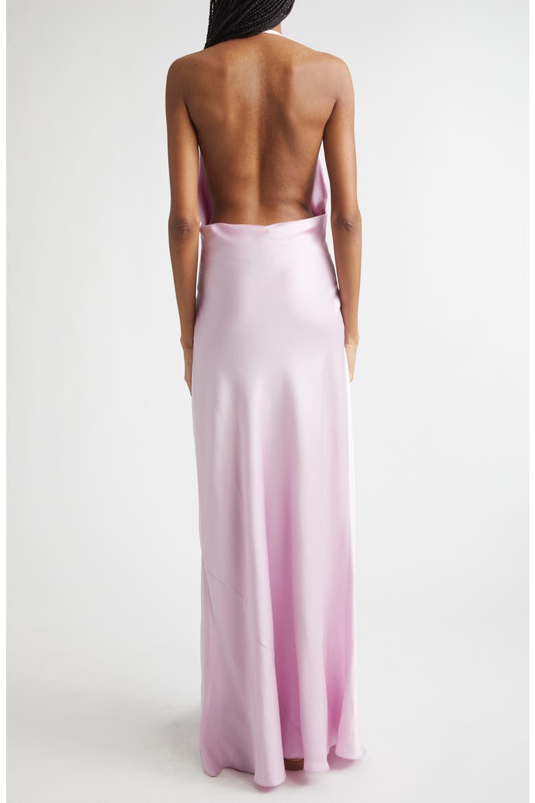 Crepe Satin Shift Dress, Alternate, color, LIGHT ORCHID