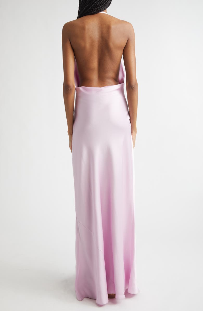 Stella McCartney Crepe Satin Shift Dress, Alternate, color, Light Orchid