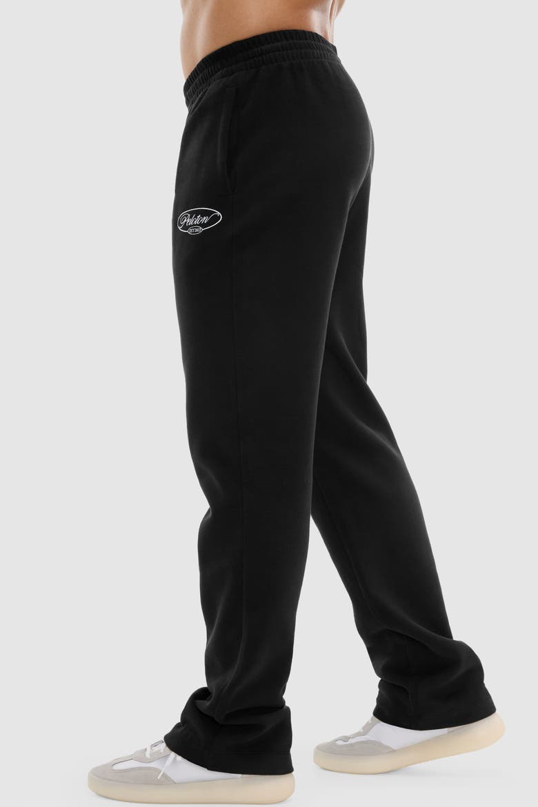 Soft Fleece Straight Leg Pant, Alternate, color, Black