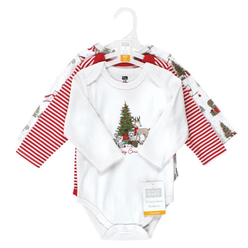 Hudson Baby Everyday Long-sleeve Cotton All-in-ones In Multi