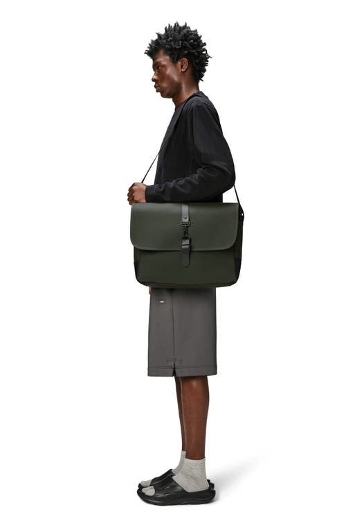 Shop Rains W3 Waterproof Messenger Bag In Green