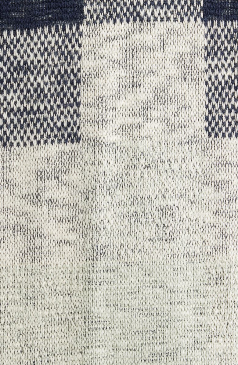 Pendleton Cotton Duster Cardigan, Alternate, color, Navy/ Ivory Multi